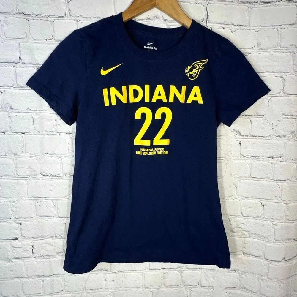 Nike WNBA Indiana Fever Caitlin Clark #22 Explorer‎ Edition Navy Shirt XS